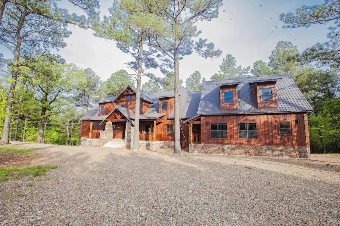 Stone Mountain Lodge 5000Sqft 6 Bed Game Room Pool Table Hot Tub Брокен-Боу Экстерьер фото