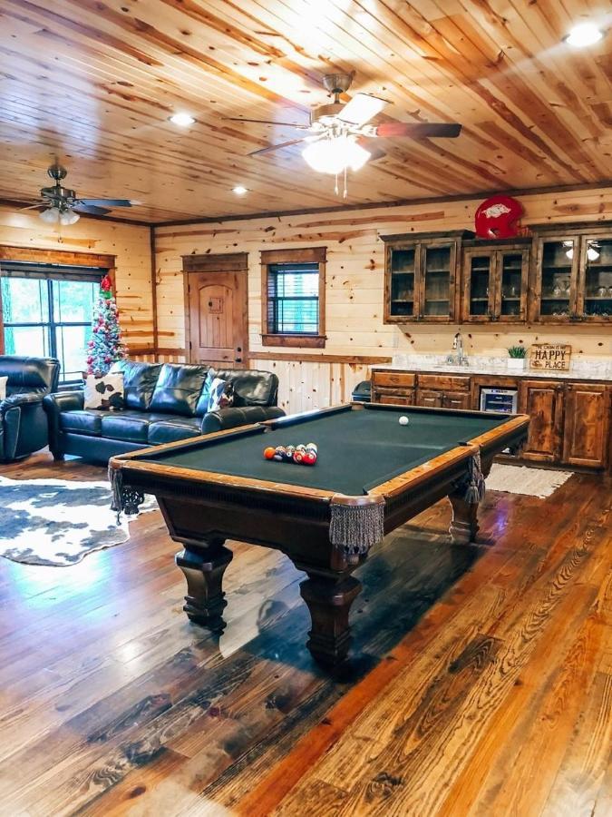 Stone Mountain Lodge 5000Sqft 6 Bed Game Room Pool Table Hot Tub Брокен-Боу Экстерьер фото