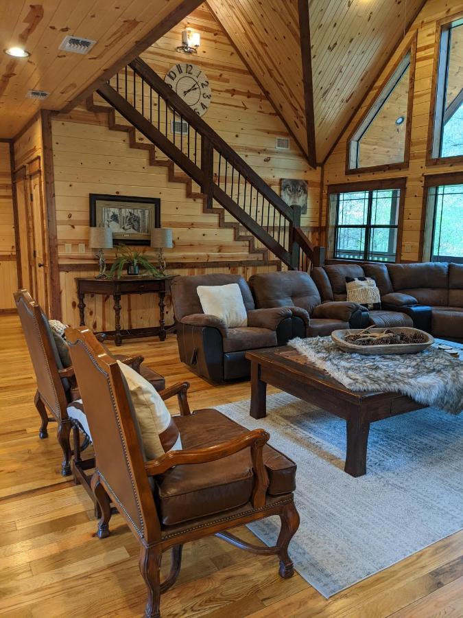 Stone Mountain Lodge 5000Sqft 6 Bed Game Room Pool Table Hot Tub Брокен-Боу Экстерьер фото