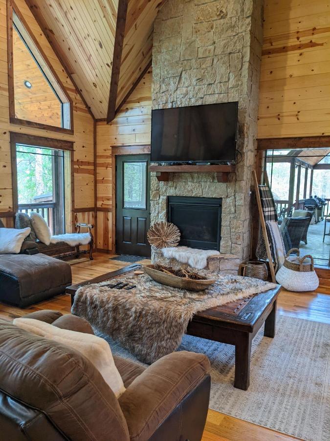 Stone Mountain Lodge 5000Sqft 6 Bed Game Room Pool Table Hot Tub Брокен-Боу Экстерьер фото