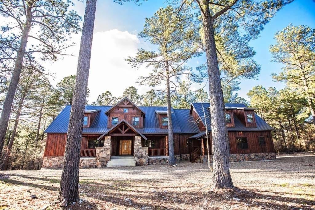 Stone Mountain Lodge 5000Sqft 6 Bed Game Room Pool Table Hot Tub Брокен-Боу Экстерьер фото